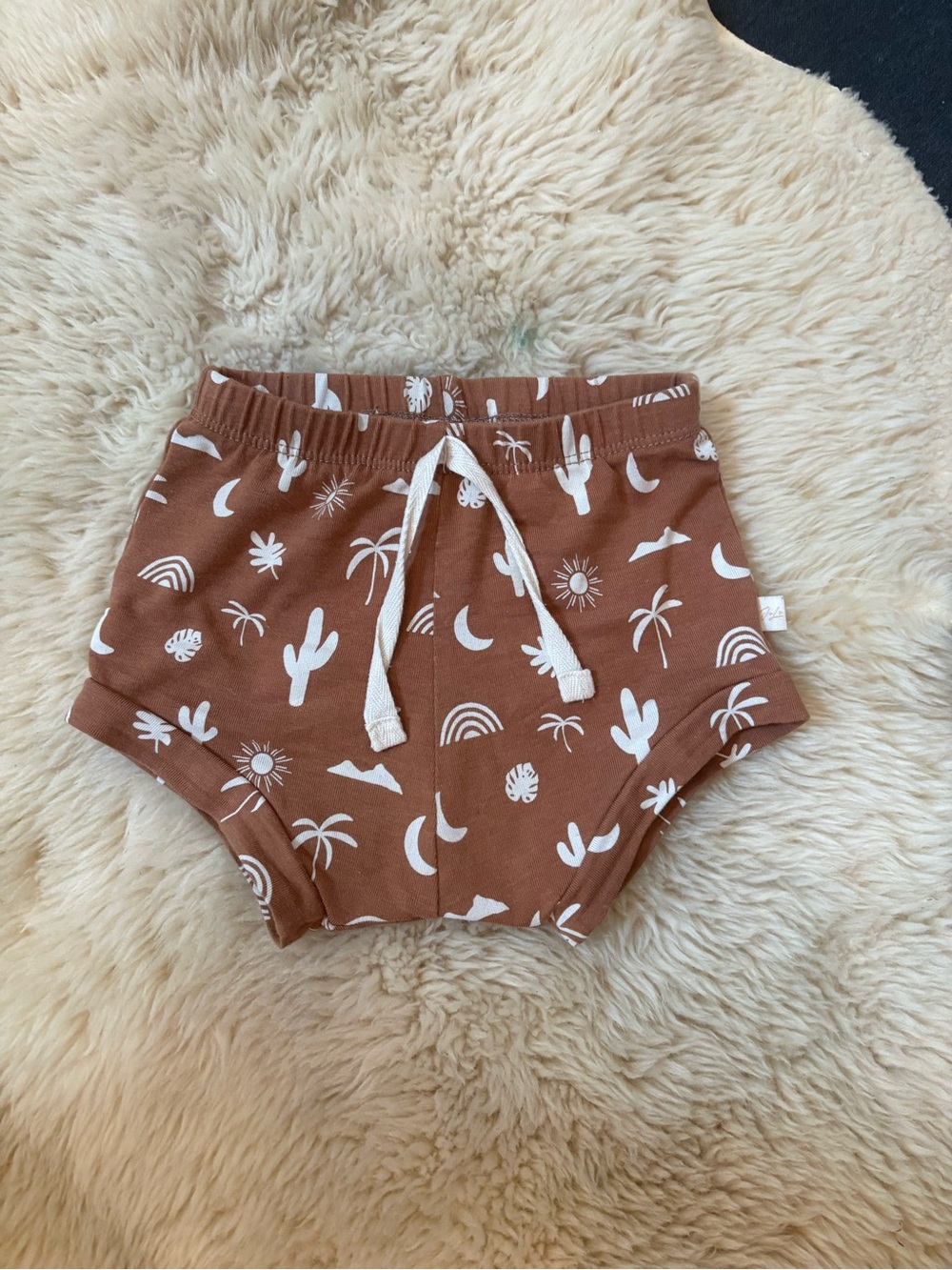 Jax+Lennon shorts with White Desert Print